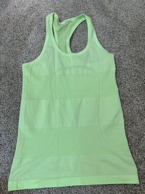 lululemon athletica Neon Lime Racerback Tank